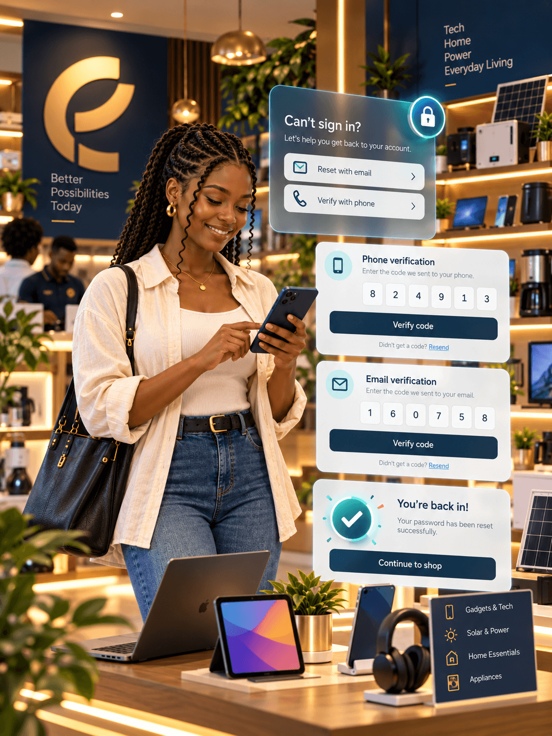 Credably Customer forgot password image